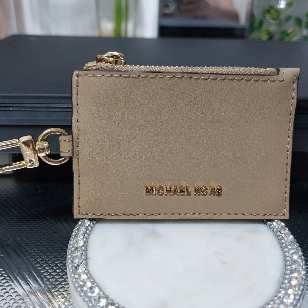 MICHAEL KORS Mini Keychain Handbag Clip Case ID Card Mini Wallet